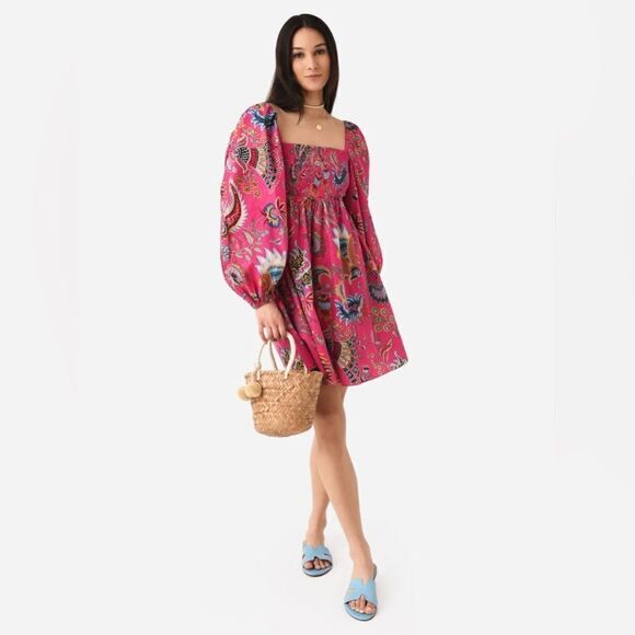Charina Talaia Cutout Puffsleeve Dress